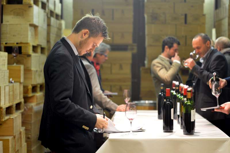 Thomas making notes at Ulysse